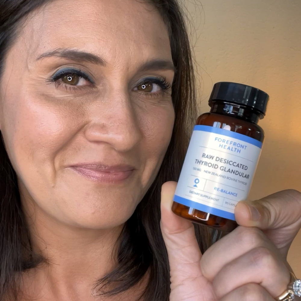 Raw Desiccated Thyroid (130 mg capsules)