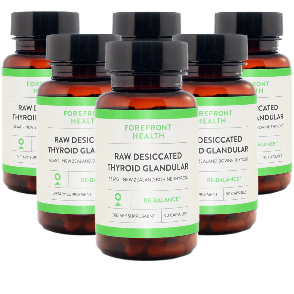 Raw Desiccated Thyroid (6 PACK) + Guided Protocol