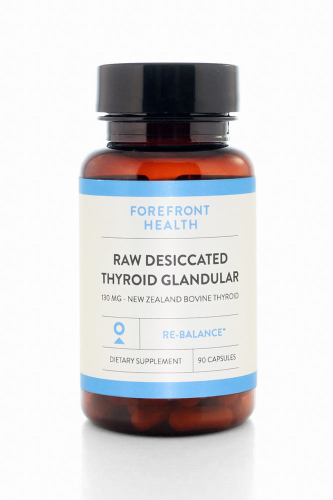 Raw Desiccated Thyroid (130 mg capsules) (Sale)