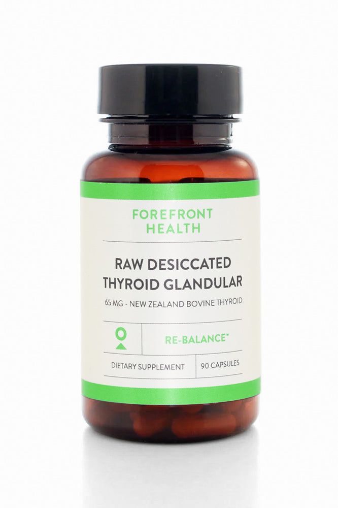 Raw Desiccated Thyroid (65 mg capsules) (Sale)