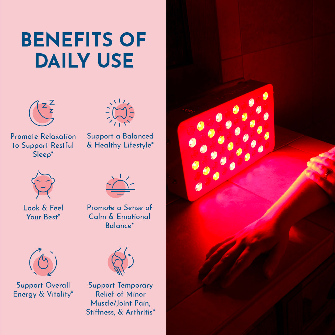 Quad-Wave Red Light Therapy Device