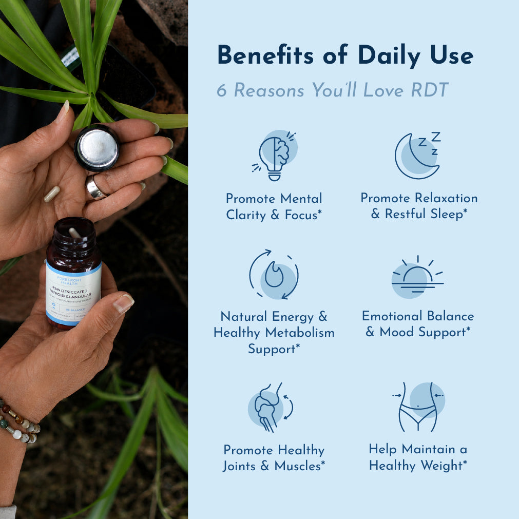 Raw Desiccated Thyroid (130 mg) - 60 Day Supply