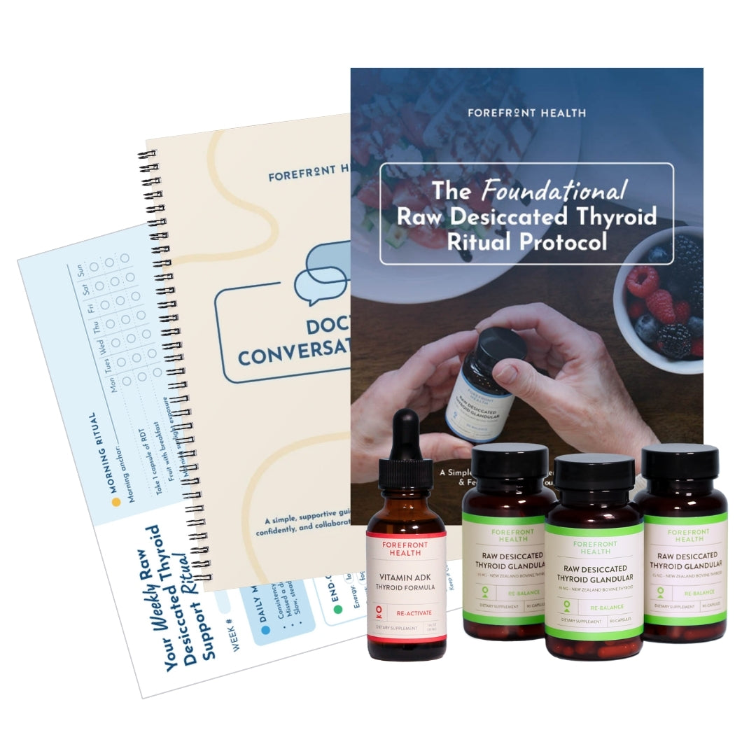 Raw Desiccated Thyroid (3 PACK) + Guided Protocol