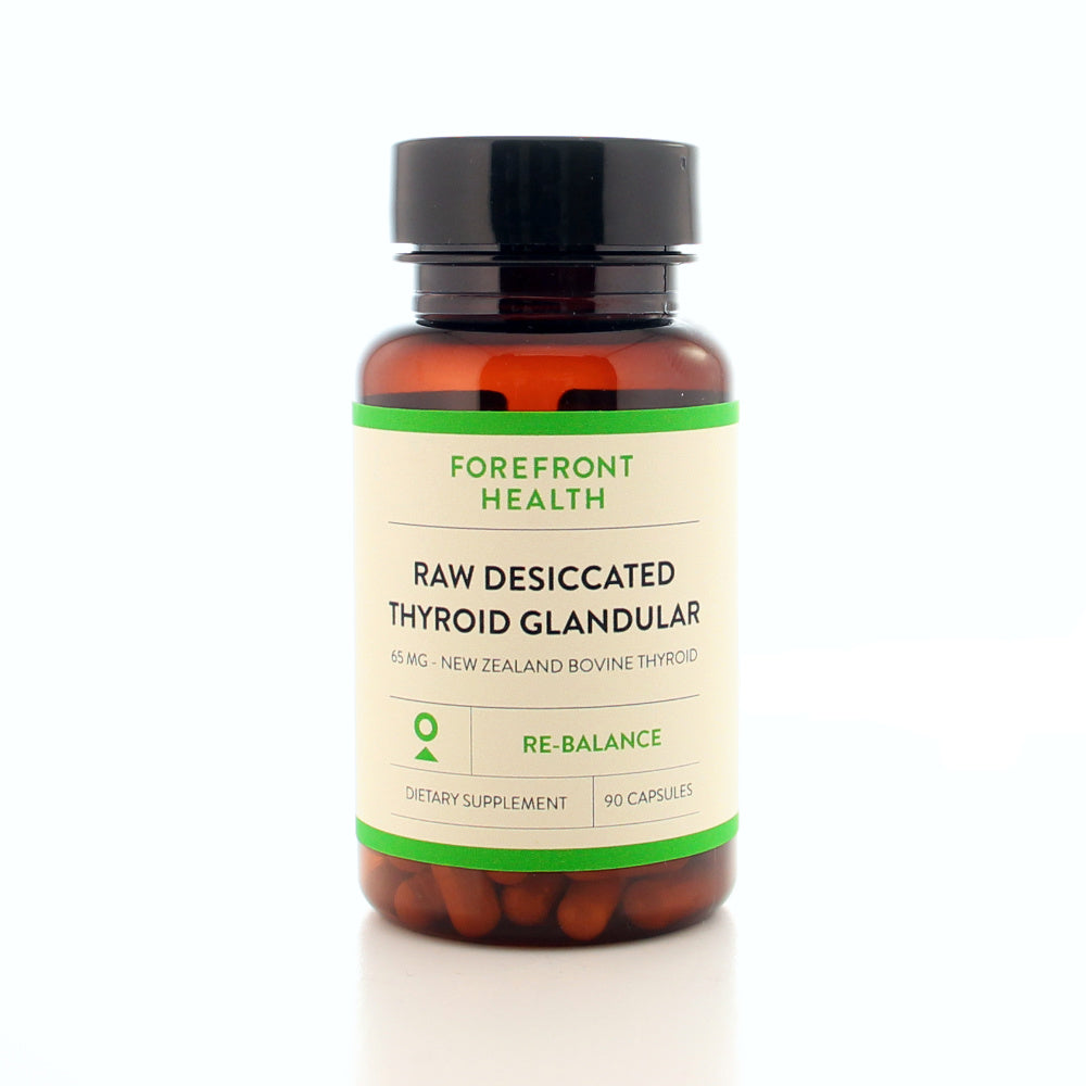 Raw Desiccated Thyroid (65 mg capsules)