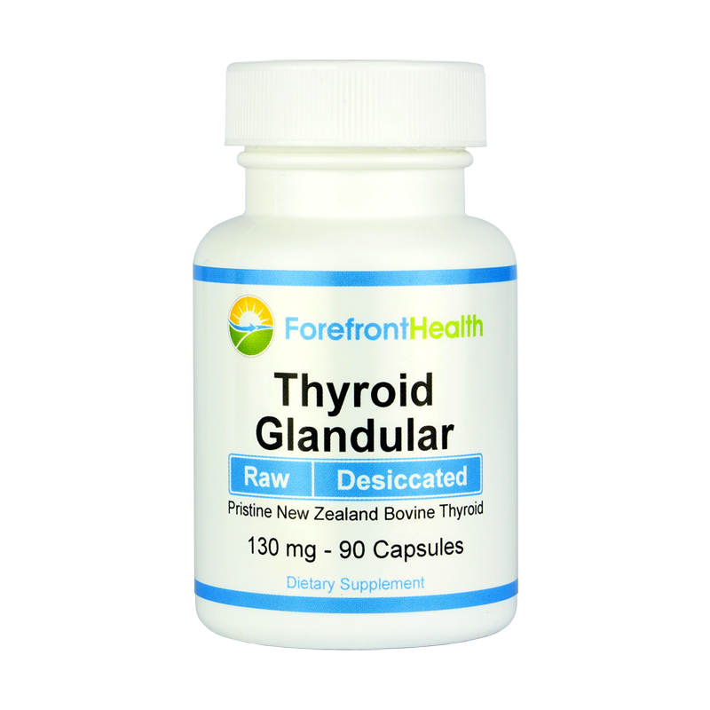 Raw Desiccated Thyroid (130 mg capsules) Supplement